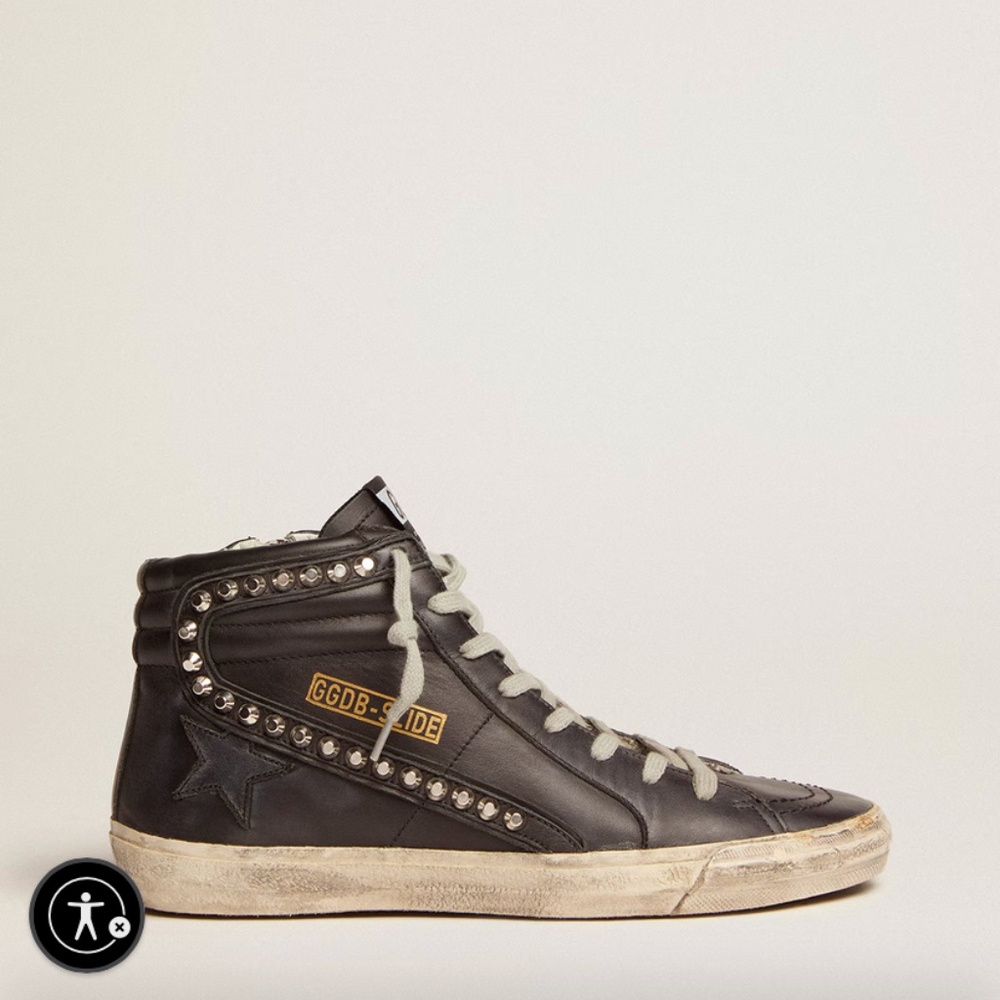 Golde Goose Women's Slide black with studs